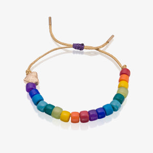 Rainbow Heart Bracelet