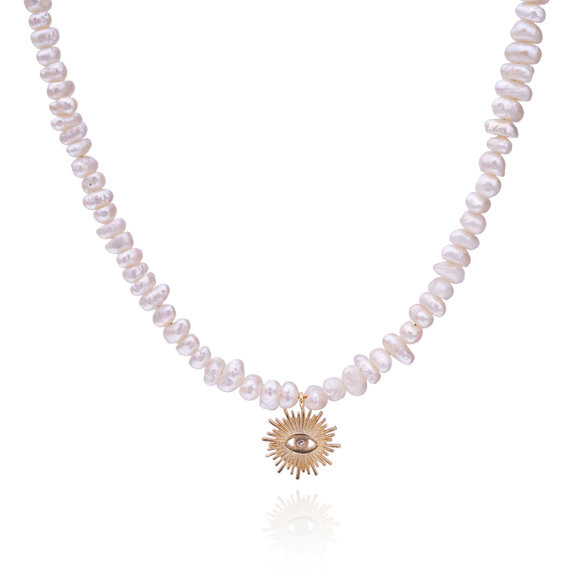 Light of Protection Pearl Necklace